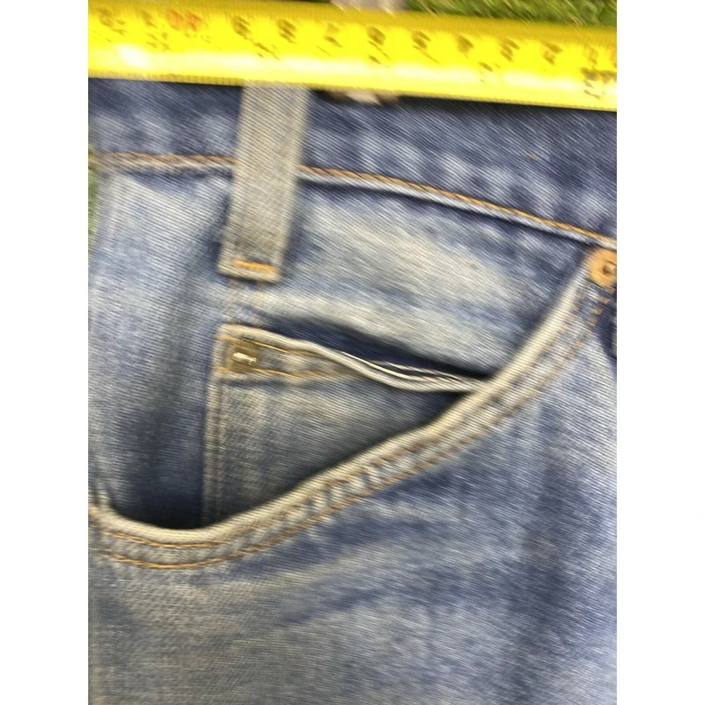 Vintage 516 Levis Bootcut Flared Jeans Mens 34x30 Medium-Wash Chain-Stitch 90s
